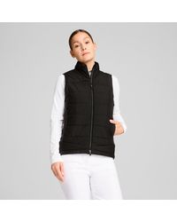 PUMA - Kyley Gewatteerd Golfvest - Lyst
