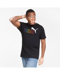 PUMA Essentials+ Rainbow T-Shirt - Schwarz