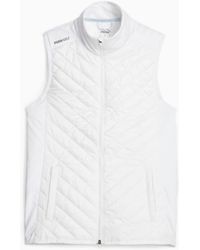 PUMA - Frost Golf Quilted Vest - Lyst