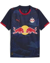 PUMA - Maglia Gara Away Fc Rosso Bull Salzburg 25/26 Da Uomo, Sport, /Rosso - Lyst