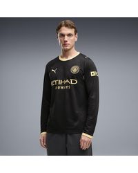 PUMA - Camiseta De Manga Larga Manchester City 2.ª Equipación 26/27 Para Hombre, Ropa, Negro - Lyst