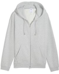 PUMA - Select Essentials Full-Zip Hoodie - Lyst