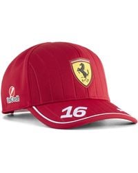 PUMA - Gorra De Béisbol Leclerc Scuderia Ferrari Hp, Accesoiros, Dark Cherry - Lyst