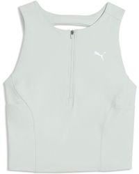 PUMA - Lightstride Cropped Running Tank Top - Lyst