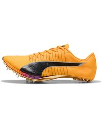 PUMA - Evospeed Sprint Nitro Elite 2 Spikes Schuhe, Sun Stream/Pure/Schwarz - Lyst