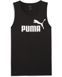 PUMA - Essentials No. 1 Logo Tank Top - Lyst