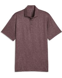 PUMA - Cloudspun Marine Botanical Polo - Lyst