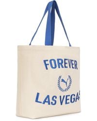PUMA - City Bound Canvas Tote Bag - Lyst