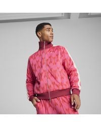 PUMA - Giacca Da Corsa Neverworn V T7 Da Uomo, Abbigliamento, Blossom - Lyst