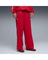 PUMA - Scuderia Ferrari T7 Oversized Track Pants - Lyst