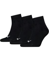 PUMA - Soft Cotton Quarter Socks Pack - Lyst
