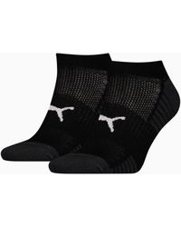PUMA 6 Paar gepolsterte Sneaker Socken & / unsichtbare Sportsocken - Schwarz