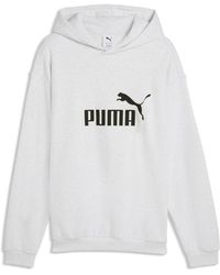 PUMA - Essentials Elevated No. 1 Relaxed Hoodie - Lyst