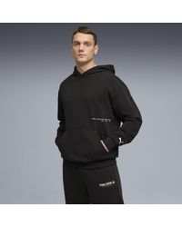 PUMA - Felpa Con Cappuccio Graphics Training Da Uomo, Accessori, Nero - Lyst
