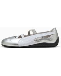 PUMA - Speedcat Ballet Metallic Schoenen Voor Zilver/Wit - Lyst