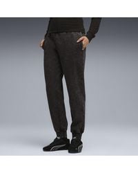 PUMA - Elevated Essentials Acid Wash Fleece Sweatpants - Lyst