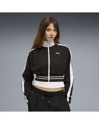 PUMA - T7 Cropped Track Jacket - Lyst