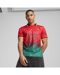 PUMA - Maglia Replica Ac Milan X Off-Bianco Da Uomo, Abbigliamento, Rosso/Nero - Lyst