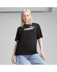 PUMA - Essentials No. 1 Logo Relaxed T-Shirt Voor Maat - Lyst