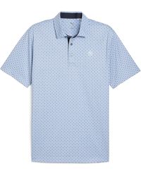PUMA - Pure 2.0 Circle Cat Golfpolo Herren, Kleidung, Haute Tropic/Deep - Lyst