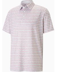 PUMA Mattr Flamingo Golfpolo für - Lila