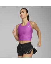 PUMA - Raceday Ultraform Croptop Voor - Lyst
