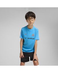 PUMA - Olympique De Marseille Trainingstrikot Teenager, Kleidung, Azure/Copper - Lyst