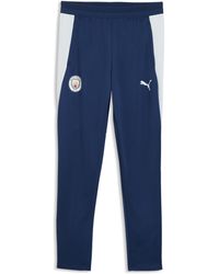 PUMA - Pantaloni Da Allenamento Manchester City Per Ragazzi, Accessori, Blu - Lyst