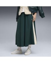 PUMA - T7 Woven Midi Skirt - Lyst