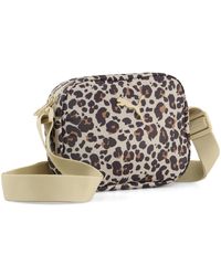 PUMA - Pop 1 L Umhängetasche, Accessoires, Toasted Almond/Animal Aop - Lyst