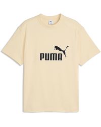 PUMA - Essentials Elevated No.1 Relaxed T-Shirt - Lyst