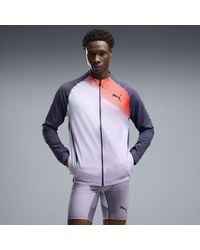 PUMA - Giacca Da Running Con Grafica Lightspeed Ultraweave Da Uomo, Abbigliamento, Grigio - Lyst
