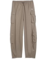 PUMA - Essentials Relaxed Cargo Pants - Lyst