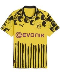 PUMA - Kidsuper X Borussia Dortmund Authentic Shirt Voor Zwart/Geel, Maat - Lyst