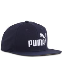 PUMA - Cappellino Con Visiera Piatta E Logo Ess No. 1, Accessori - Lyst