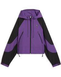 PUMA - Street Glam Oversized Hooded Jacket - Lyst