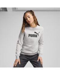 PUMA - Essentials No. 1 Logo Crew Sweater - Lyst