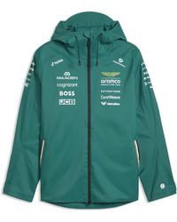 PUMA - X Aston Martin Aramco F1 Team Replica Rain Jacket - Lyst