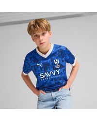 PUMA - Al Hilal Saoedi F.C. 24/25 Thuisshirt, Blauw/Wit - Lyst