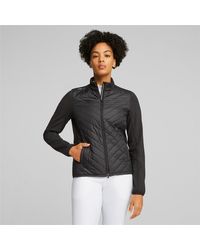 PUMA - Frost Golf Quilted Jacket - Lyst