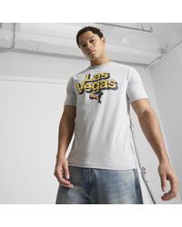 PUMA - Las Vegas Pattern Graphic T-Shirt - Lyst