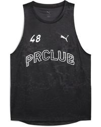 PUMA - Camiseta De Tirantes Con Estampado Run Club Para Hombre, Sport, Negro - Lyst