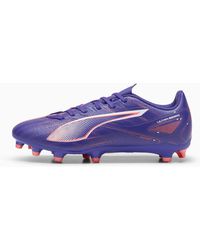 PUMA - Ultra 5 Play Fg/Ag Football Boots Lapis Lazuli//Sunset Glow - Lyst