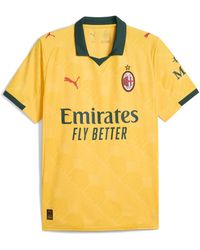 PUMA - Ac Milan 25/26 Ausweichtrikot Herren, Sport, Sunny/Dark Myrtle - Lyst