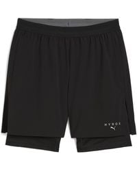 PUMA - Shorts De Training X Hyrox 2 En 1 Para Hombre, Fitness, Negro - Lyst