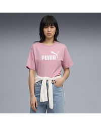 PUMA - Essentials No. 1 Logo Relaxed T-Shirt Voor Maat - Lyst