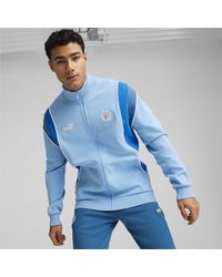 PUMA - Manchester City Ftblarchive Track Jacket - Lyst