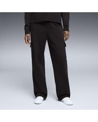 PUMA - Elevated Essentials Straight Leg Cargo Pants - Lyst