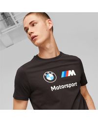 PUMA BMW M Motorsport ESS Logo T-Shirt - Schwarz
