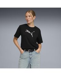 PUMA - T-shirt Décontracté À Imprimés Essentials Animal - Lyst